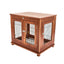 Cross-border new pet waterproof solid wood dog cage thickened pine golden retriever dog cage pet nest indoor high-end dog villa