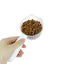 Dog Food Scoop Cat-Ear Shape Food Scoopers Kitten Food Measuring Cups Clear Convenient Scoops Bag Sealing Clip for Dry Dogs