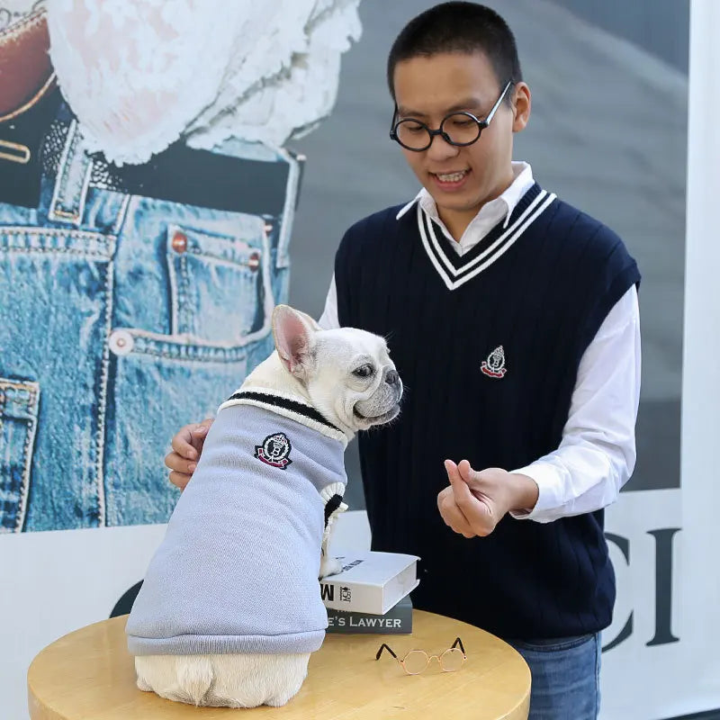Winter Dog Fleece Sweaters For Large Medium Little Dogs Warm Small Dog Clothes Korea For French Bulldog Chihuahua Cute Pug York