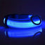LED Safety Collar For Small And Medium Dogs - Adjustable, Flashing Glow For Night Walking