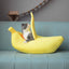 Puppy Dog Bed Cat Bed Pet Sofas Comfortable and Washable Cute Banana Shape Pug Doggy Kitten Sleeping Bed Nest for Small Animals