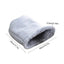 Plush Cat Bed Bag Pet Cat Plush Sleeping Bag Semi-Enclosed Bed Small Medium Large Cats Warming Pad Sack For Autumn Winter