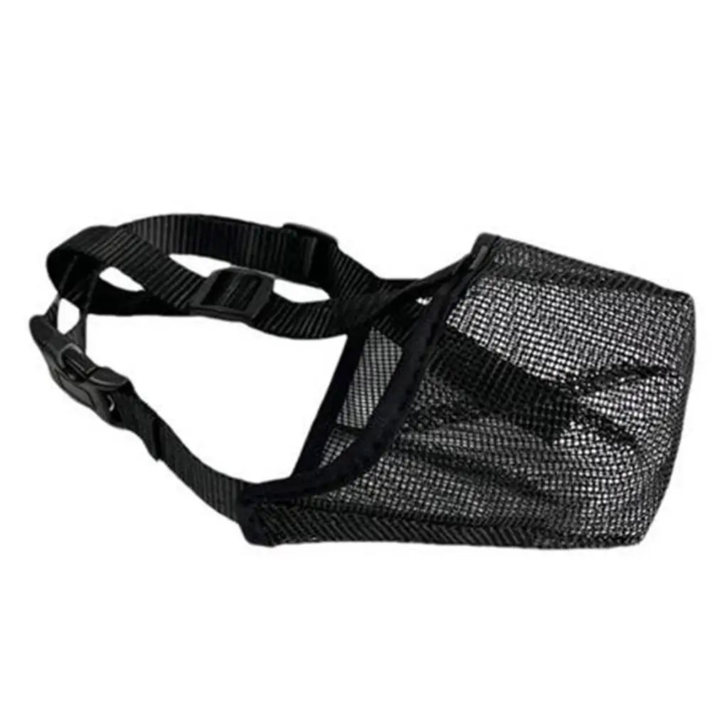 Pet Dog Adjustable Mask Bark Bite Mesh Mouth Muzzle Grooming Anti-bite Stop Chewing Muzzle Pets Accessories