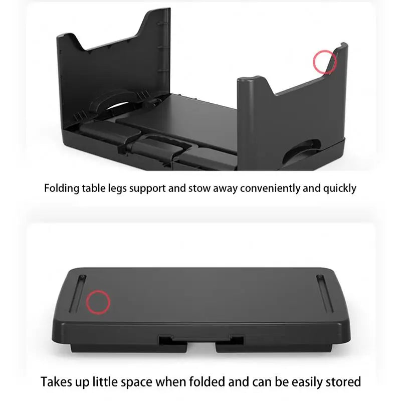 Foldable Laptop Table For Bed Bed Table Tray Folding Car Lap Desk Multi-function Portable Car Seat Table Tray Food Trays For