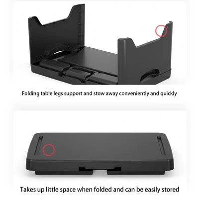 Foldable Laptop Table For Bed Bed Table Tray Folding Car Lap Desk Multi-function Portable Car Seat Table Tray Food Trays For