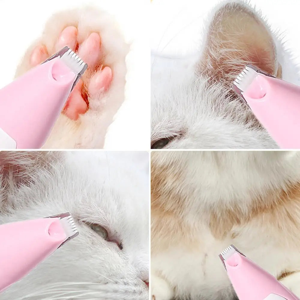 Paw Trimmer For Dogs Dog Paw Pad Trimmer With Led Auxiliary Lighting Noise-Free Led Auxiliary Lighting Paw Pad Trimmer For Cats