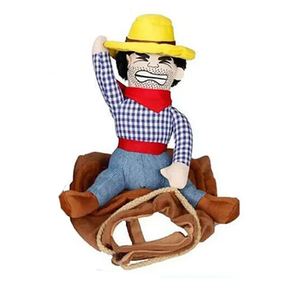 Pet Creative Funny Riding Costume Dog Cowboy Saddle Costume For Events Funny Pet Clothes, Dog Clothes, Pet Supplies V2Z1