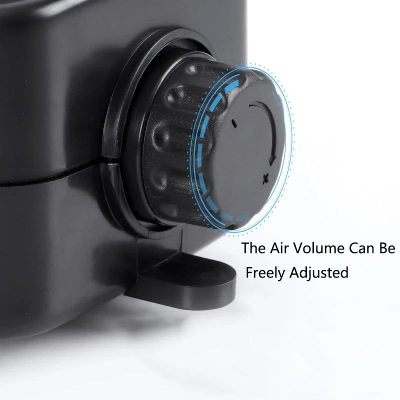 220~240V Silent Aquarium Oxygen Air Pump Fish Tank Adjustable Air Volume High Power Oxygenator Air Compressor Aerator ﻿3/5/8/10W