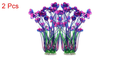 UXCELL Artificial Aquarium Plants Aquarium Simulation Water Weeds Ornament Fish Tank Grass Decor Sets Decoration Accessories