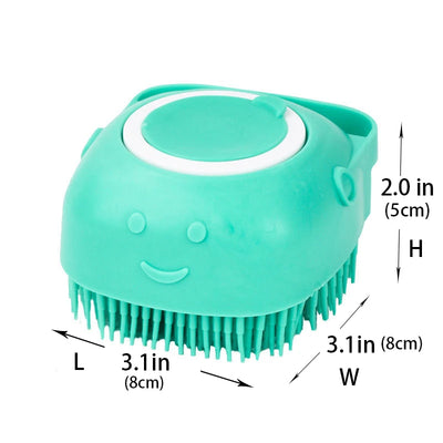 Bathroom Puppy Big Dog Cat Bath Massage Gloves Brush Soft Safety Silicone Pet Accessories for Dogs Cats Tools Mascotas Products