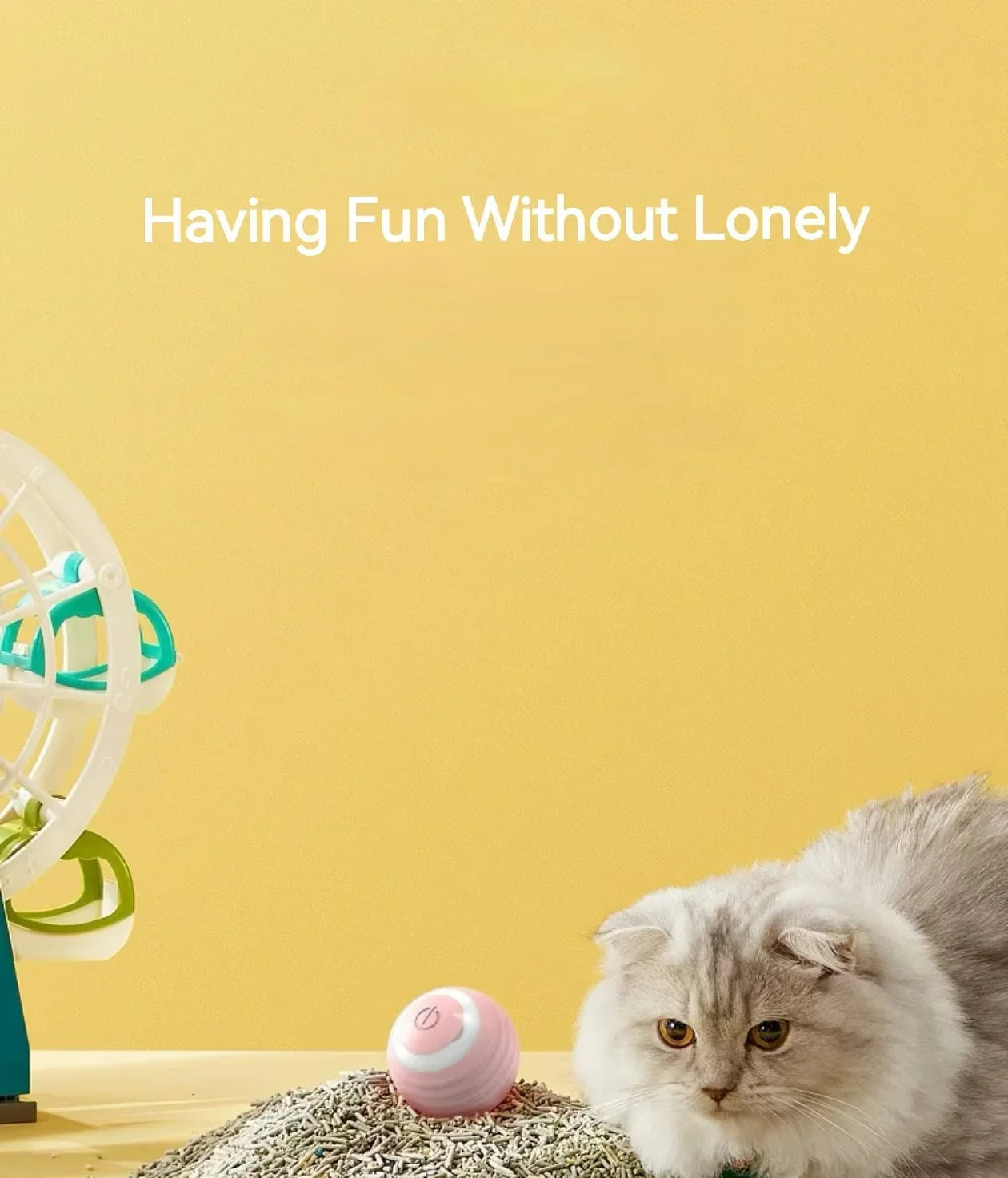 Cat Interactive Ball Training Self-moving Kitten Electric Cat Ball Tovs Elect ronic Automatic Rolling Magic Ball Toys for Cat