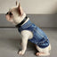 Dog Denim Jacket for Small Medium Dogs Yorkie Chihuahua Bulldog Beagle Pet Clothes Cool Dog Jean Coat Puppy Lapel Vest Apparel