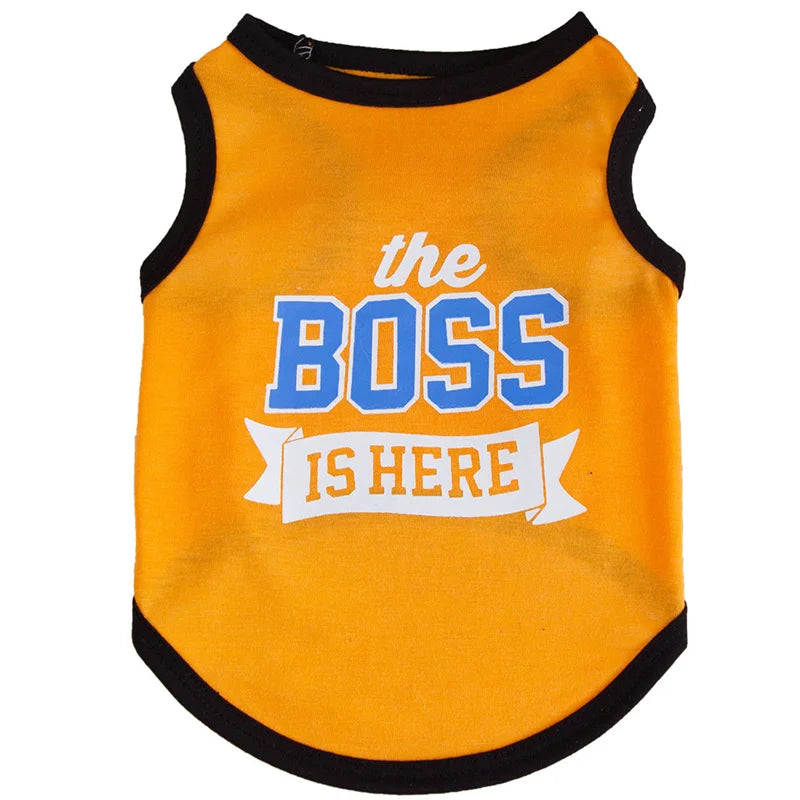 Lovely Cotton Pet Vest for Small Dogs Summer Puppy Dog Cat Clothes Pomeranian Poodle Chihuahua Shirts mascotas Clothing Apparels