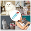 Dog Tear Stain Remover Comb Silicone Brush Head Pet Tear Stain Remover Comb With Anti-Slip Handle Multipurpose Dog Comb Durable
