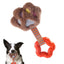 Pet Dog Sound Squeaky Toys Dog Chew Toy Cute Plush Chew-Resistant Squeaky Toys Puppy Sound Oral Care Soft Dog Supplies Pet Toys