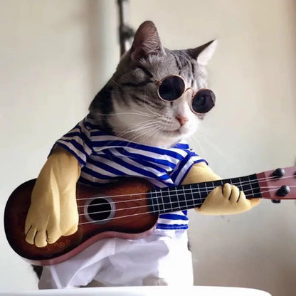 Anti-slip Cat Sunglasses Pet Accessories Small Dog Sun Glasses Classic Retro Circular Glasses for Kitten Photos Props Cosplay