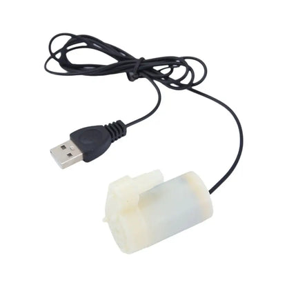 Super Quiet DC 5V USB Brushless Motor Pump Portable Hydroponic Water Submersible Mini Tank Water Fish Circulating Pump Foun E3D9