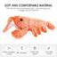 Dog Plush Chew Toy USB-Charged Pet ChewingToy Floppy Lobster Dog Toy Washable Cute Cat Toys For Puppy Dog Cats For Home Outdoor
