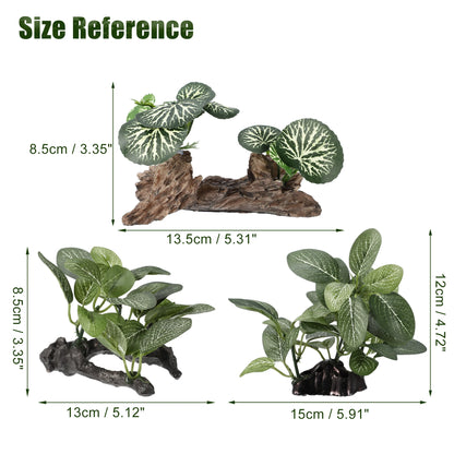 UXCELL Aquarium Artificial Plants Simulation Water Weeds Decorative Aquarium Decor Sets for Fish Tank Decoration Accessories