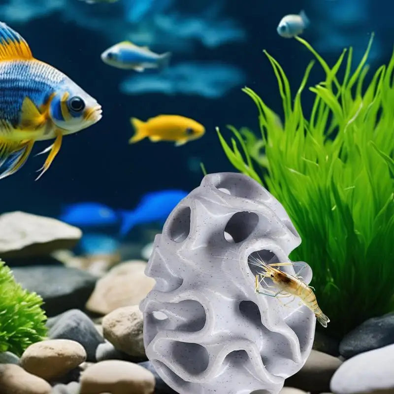 Shrimp Hides For Aquarium Shrimp Fish Tank Hide Cave For Small Fish Porous Stable Aquarium Hideouts Cave For Betta Fish Tank