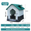 New Dog House Outdoor Waterproof Kennel All Seasons Indoor Dog House Outdoor Rainproof Sunscreen Medium and Large Dogs.
