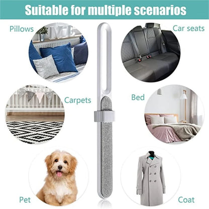 1 PC Reusable Hair Removal Cat Fur Cleaner Pet Dog Cat Hair Remover Lint Roller Brush Reusable Dog Hair Removal Roller
