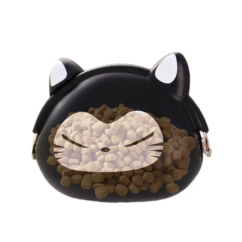 Dog Treat Training Pouch Silicone Pet Feed Snack Reward Pocket Fanny Pack Waterproof Dog Food Dispenser for Pet Training Walking