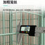 New Extra Thick Square Tube  Small Dog Cage with Toilet Indoor Family Dog House Kennel Pet Iron Cage