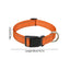 Reflective Dog Collar Adjustable Cat Collar Safety Nylon Pet Collar Durable Comfortable Reflective Pet Collar Pet Supplies