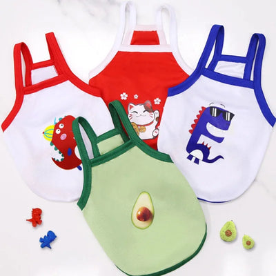 Dog Clothes Shirt Pet Cooling Vest Small Dogs Comfortable Costume Puppy Outfits Breathable Clothes Yorkshire Terrier Chihuahua