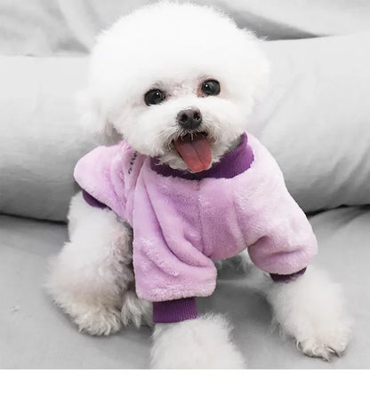 Pet Dog Clothes Warm Fleece Cute Fruit Print Coat Small Medium Cat Shirt Jacket Autumn Puppy Sweater Hoodie Chihuahua Yorkies