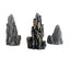 Simulated Moss Small Rockery Aquarium Ornaments Decoration Artificial Resin Pool for fish Tank Creative Ornament Background Home