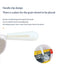 Dog Food Scoop Cat-Ear Shape Food Scoopers Kitten Food Measuring Cups Clear Convenient Scoops Bag Sealing Clip for Dry Dogs