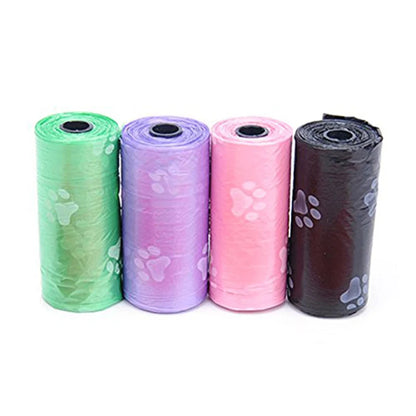 10 Rolls(150Bags) Pet Poop Bags Disposable Dog Waste Bags 15 Bags/ Roll Large Cat Waste Bags Doggie Outdoor Clean