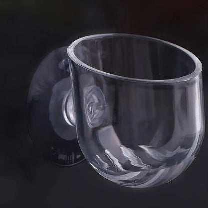 Aquarium Decoration Plant Cup Pot Acrylic Aquatic Plant Cup With Suction Holder Planting Cylinder Cup Water Plant  Accessories