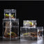 Reptile Acrylic Transparent Terrarium Breeding Box Turtle Cage Nano Arboreal Tarantula Enclosure Dearded Dragon Reptiles Habitat