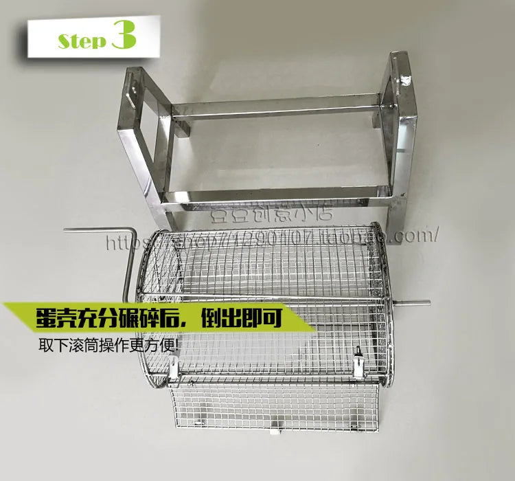 Quail egg sheller is specially equipped with shell crusher, manual shell crusher and small quail egg shell crusher.