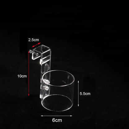 1Pcs Aquarium Feeding Ring Fish Tank Station Floating Food Tray Feeder Aquarium Accessory with Strong Suction Cup or Hook New