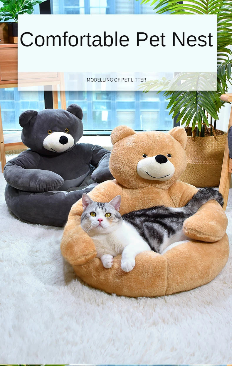 Dog Sofa Bed Fluffy Accessories Large Pet Beds Bad Basket Small Pets Dogs Mat Supplies Puppy Products Medium Cats Kennel Baskets