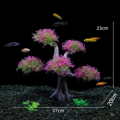 Artificial Underwater Grass Aquarium Fish Tank Simulation Decoration Aquarium Backgrounds Plants Water Grass Accessories Home