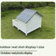 Cat Villa Wooden Kennel Outdoor Rainproof Dog House Cold Proof Dog Shed Courtyard Dog Outdoor House Cage