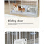 Dog Cage Alice Dog Cage Medium and Small Dog Shiba Inu Bulldog Pet Kennel Fence Indoor Fence