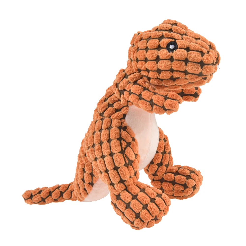 Pet Dog Squeaky Plush Dinosaur Toys Interactive Dog Chew Toys Plush Stuffing Pet Supplies Small Dog Chew Molar Toys
