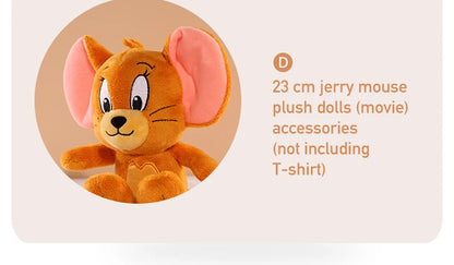 Tom And Jerry Plush Toy Cartoon Movie Cat Tuffy Nibbles Mouse Plushies Stuffed Animals Soap Action Figure Studio Doll Toys