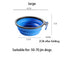 350/1000ml Large Collapsible Dog Pet Folding Silicone Bowl Outdoor Travel Portable Puppy Food Container Feeder Dish Bowl