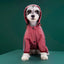 Puppy Raincoat Water-resistant Dog Overalls Raincoat Waterproof Dog Clothes Reflective Small Dogs Rain Jumpsuit Pet Accessories