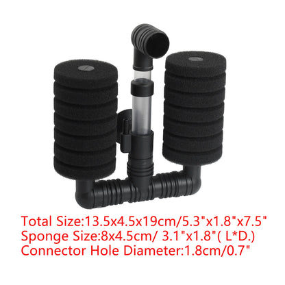 UXCELL Fish Tank Sponge Filters Water Inlet Pond Protection Air Pump Filtration Aquarium Filter Protector Cover Accessories
