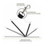 Adjustable Cat Dog Safety Belt Pet Car Seat Belt Lead Leash for Dogs Puppy Seatbelt Travel Clip Pet Car Supplies Dog Accessories