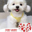 Dog Cold Weather Clothes Warm Open Back Winter Pet Clothes Cute Printed Floral Pattern Clothing For Daily Wear Walks Soft