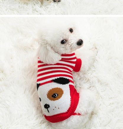 Warm Medium Dog Clothes Dog Sweaters for Small Dogs chihuahua Winter Puppy Clothing Cat Knitted Jumper Vest Pet Supplies